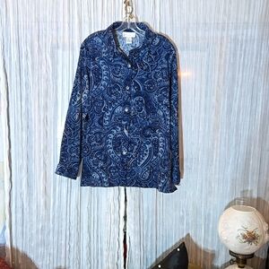 Susan Graver - Blue Top